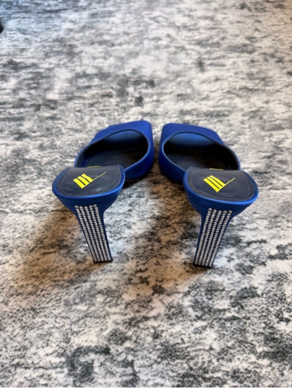 The Attico Blue Kaia Heeled Sandals 110mm - Picture 5 of 7